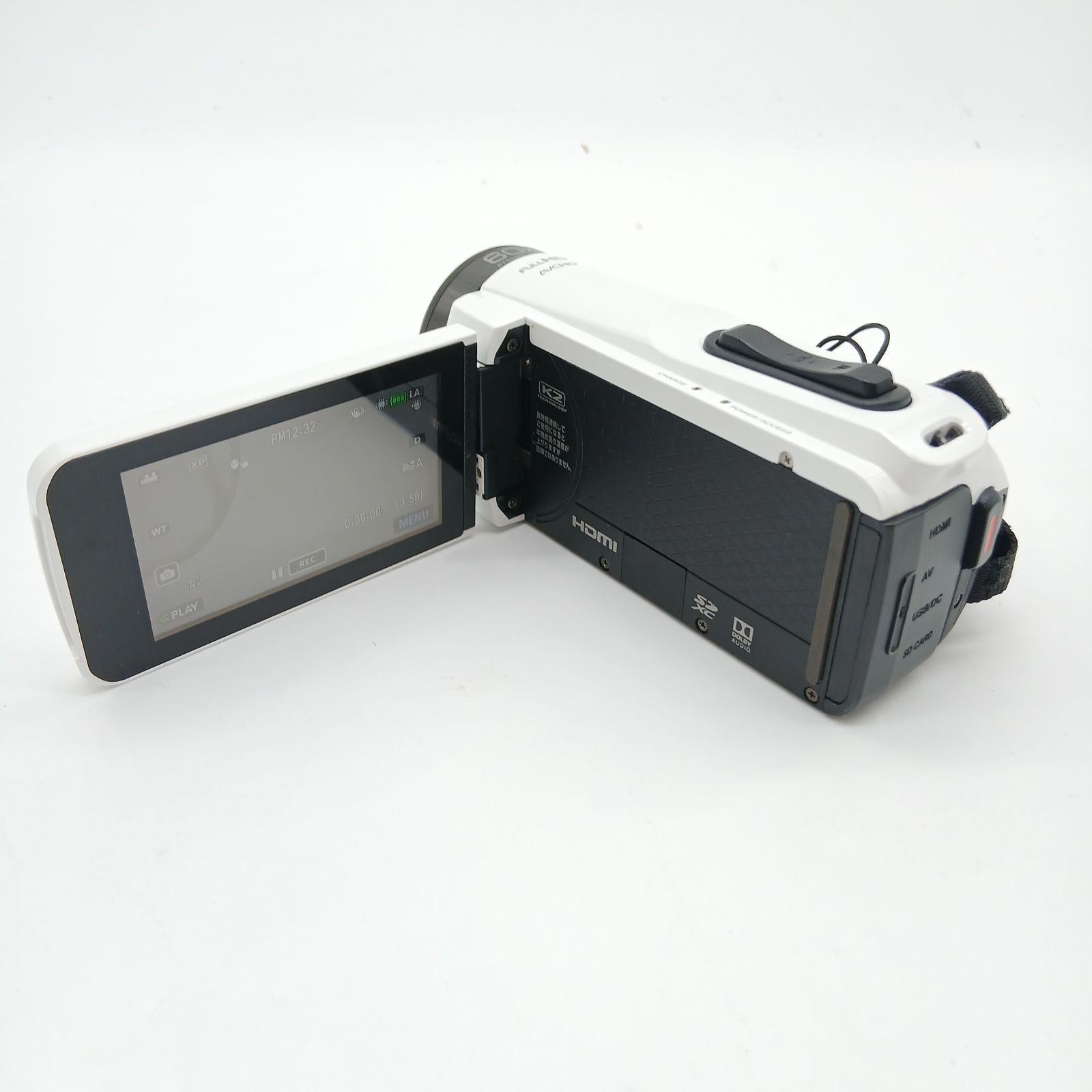 ホワイト ビデオカメラ