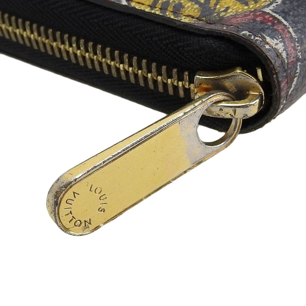 【本物保証】 ルイヴィトン LOUIS VUITTON モノグラム ジッピーウォレット 長財布 歌舞伎 ダルマ 山本寛斎 レア 日本限定 M67249 本物保証】 ルイヴィトン LOUIS VUITTON モノグラム ジッピー