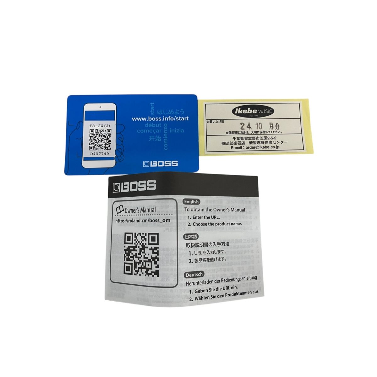 BOSS BD-2W Blues Driver WAZA CRAFT ボス エフェクター BOSS BD-2W Blues Driver WAZA CRAFT ボス エフェクター