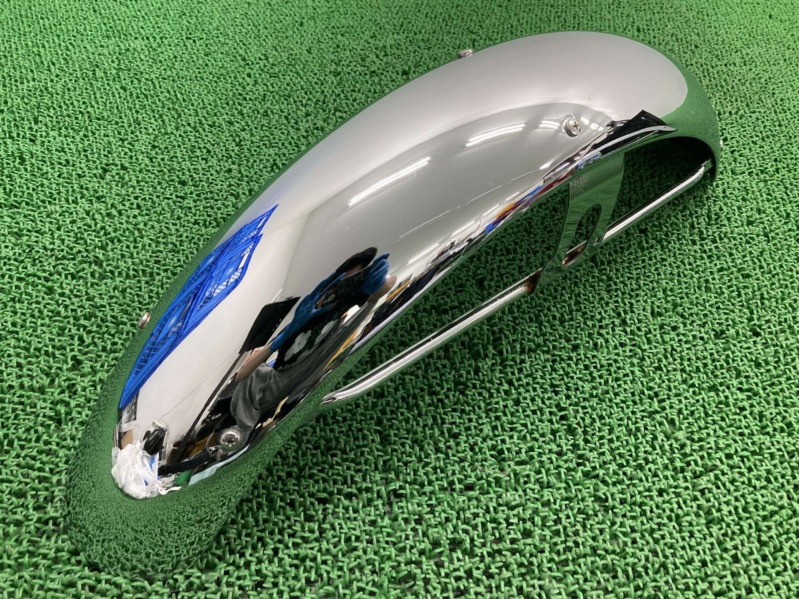 W800 フロントフェンダー カワサキ 純正 バイク 部品 EJ800A W400 W650 ペイント素材に コケキズ無し 品 車検 Genuine aG