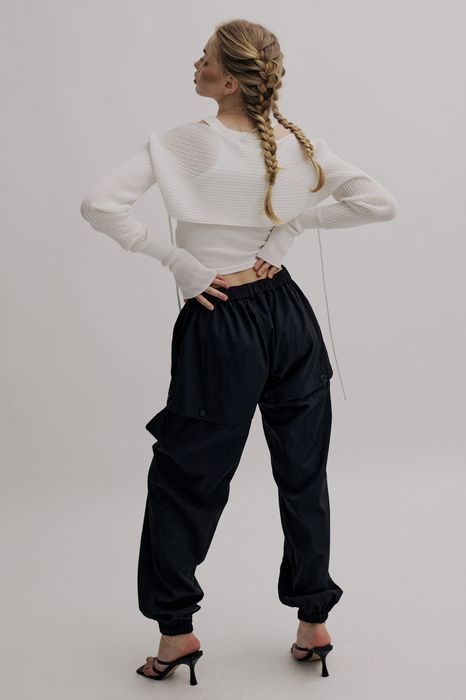  特価ブログのポータルサイト bolero knit threetimes ボレロ シズニルック 黒 トップス