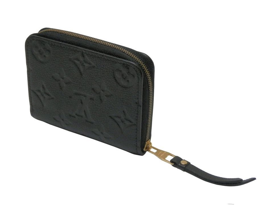 ルイ ヴィトン LOUIS VUITTON モノグラムアンプラント コインケース ジッピーコインパース M60574 ノワール ブラック