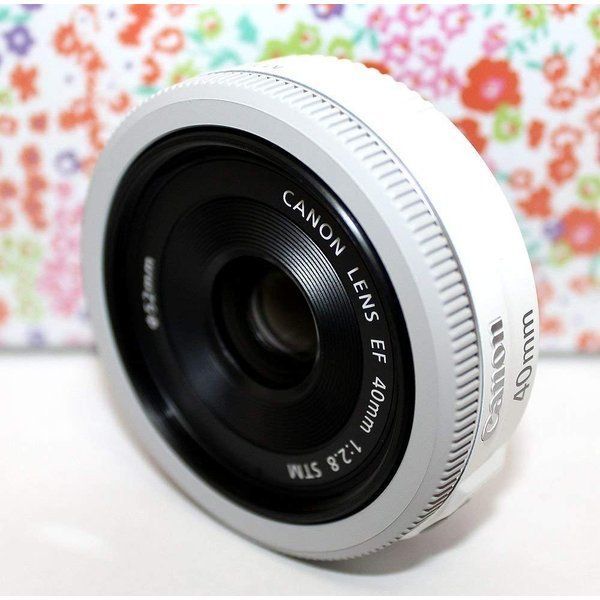 キヤノン Canon 単焦点レンズ EF40mm F2.8 STM フルサイズ対応-White 