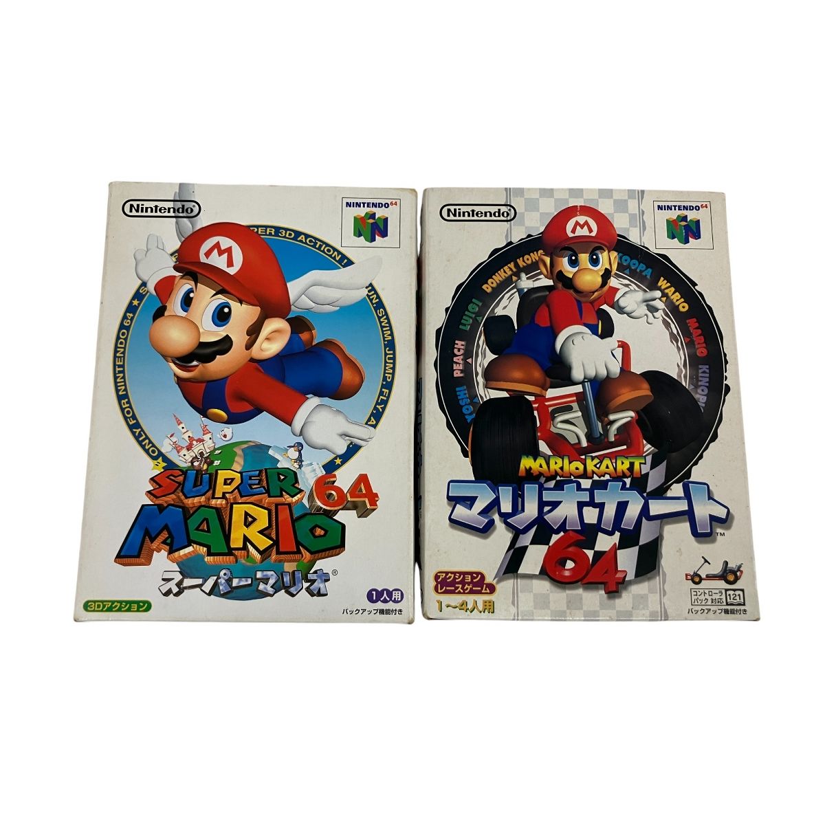Nintendo スーパーマリオ64 マリオカート64 ゲームソフト 2点