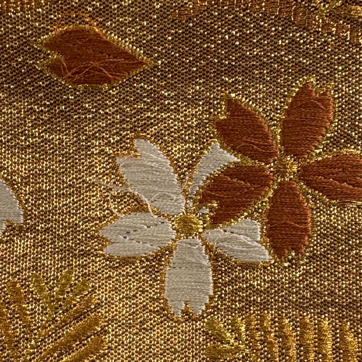 袋帯 秀品 若松 桜 唐織 金糸 金色 六通 正絹 【中古】 - メルカリ