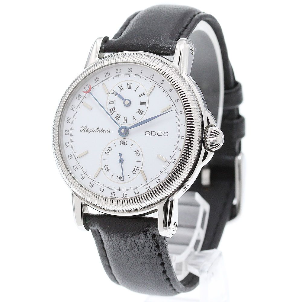 エポス EPOS 3157 レギュレーター ポインターデイト 手巻き メンズ良品