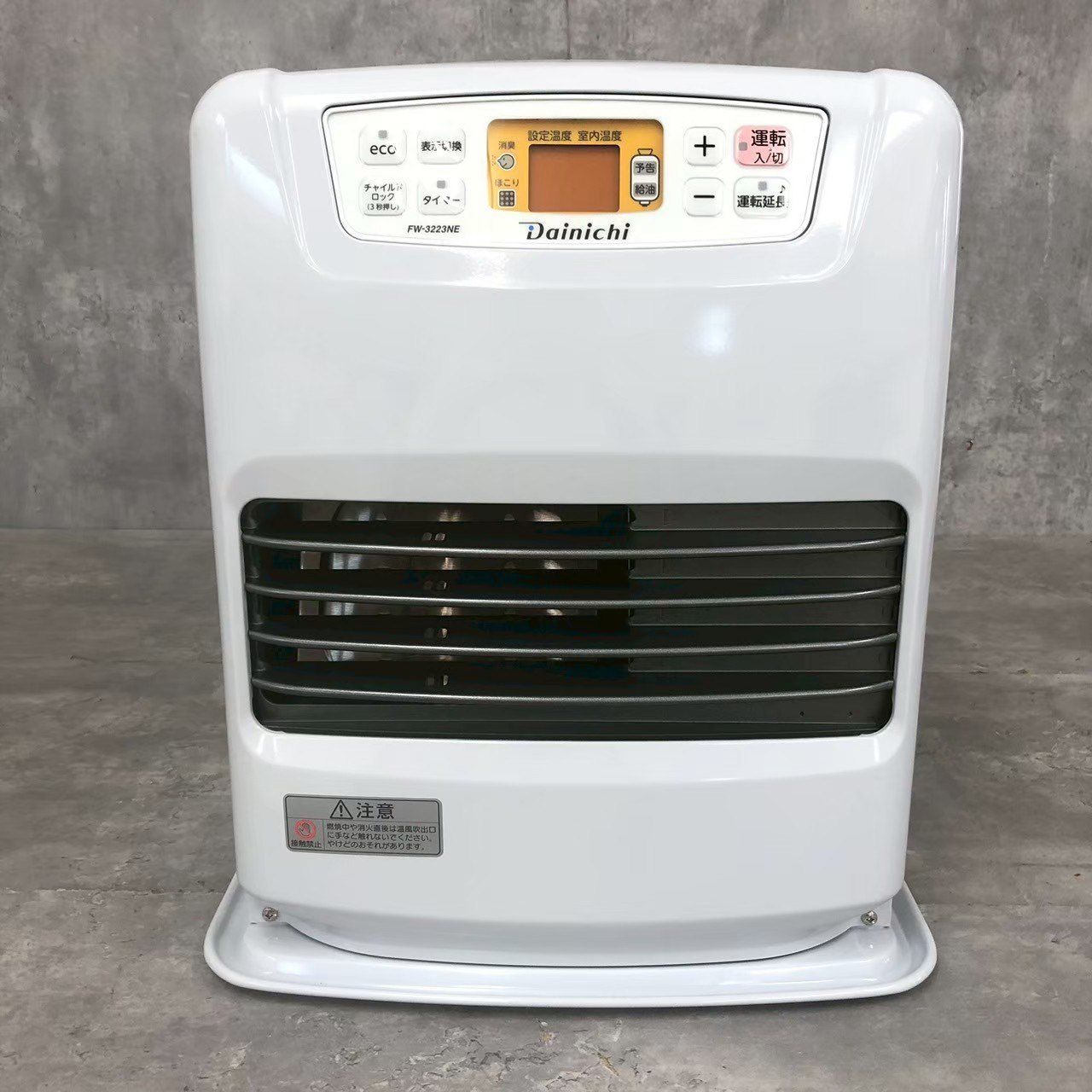 DAINICHI 石油ファンヒーター NEタイプ 木造9畳 コンクリ12畳 タンク5L ムーンホワイト FW-3223NE-W