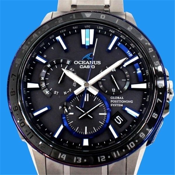 OCEANUS OCW-G1200-1AJF 電波 ソーラーCASIO カシオ オシアナス箱 ...