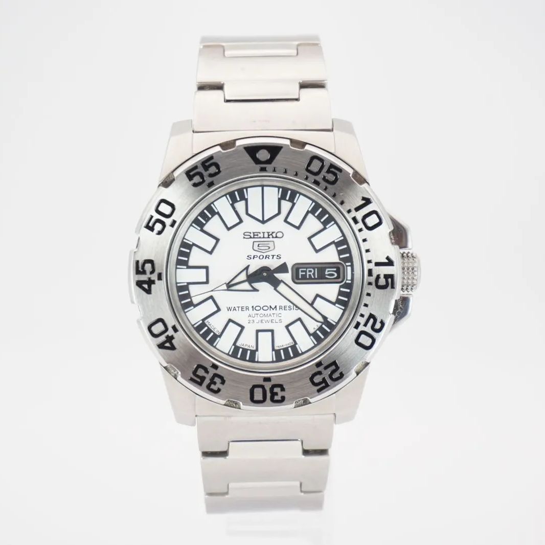 稼動品 セイコー SEIKO 5 スポーツ 7S36-03D0 自動巻き デイ