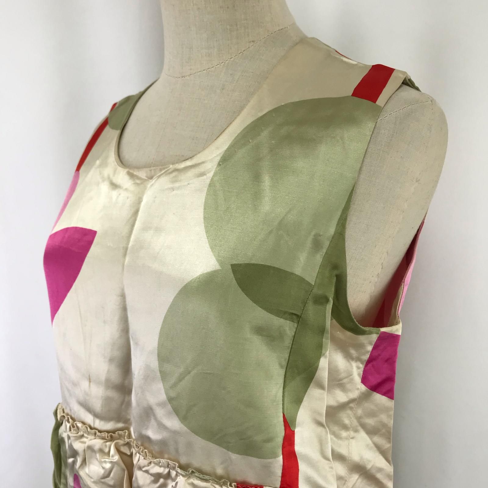 イタリア製☆MARNI【マルニ】 ノースリーブ ワンピース 【size:M程度 