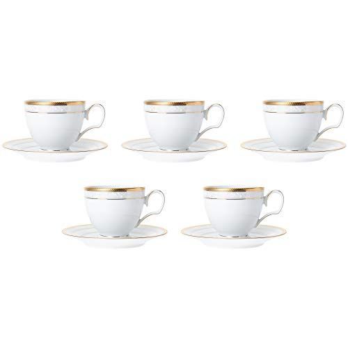 01:ゴールド_04:カップ&ソーサー5客セット Noritake ノリタケ カップ