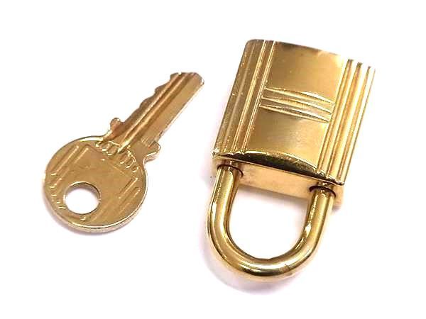 □極美品□ HERMES エルメス カデナ 南京錠 パドロック 114 鍵