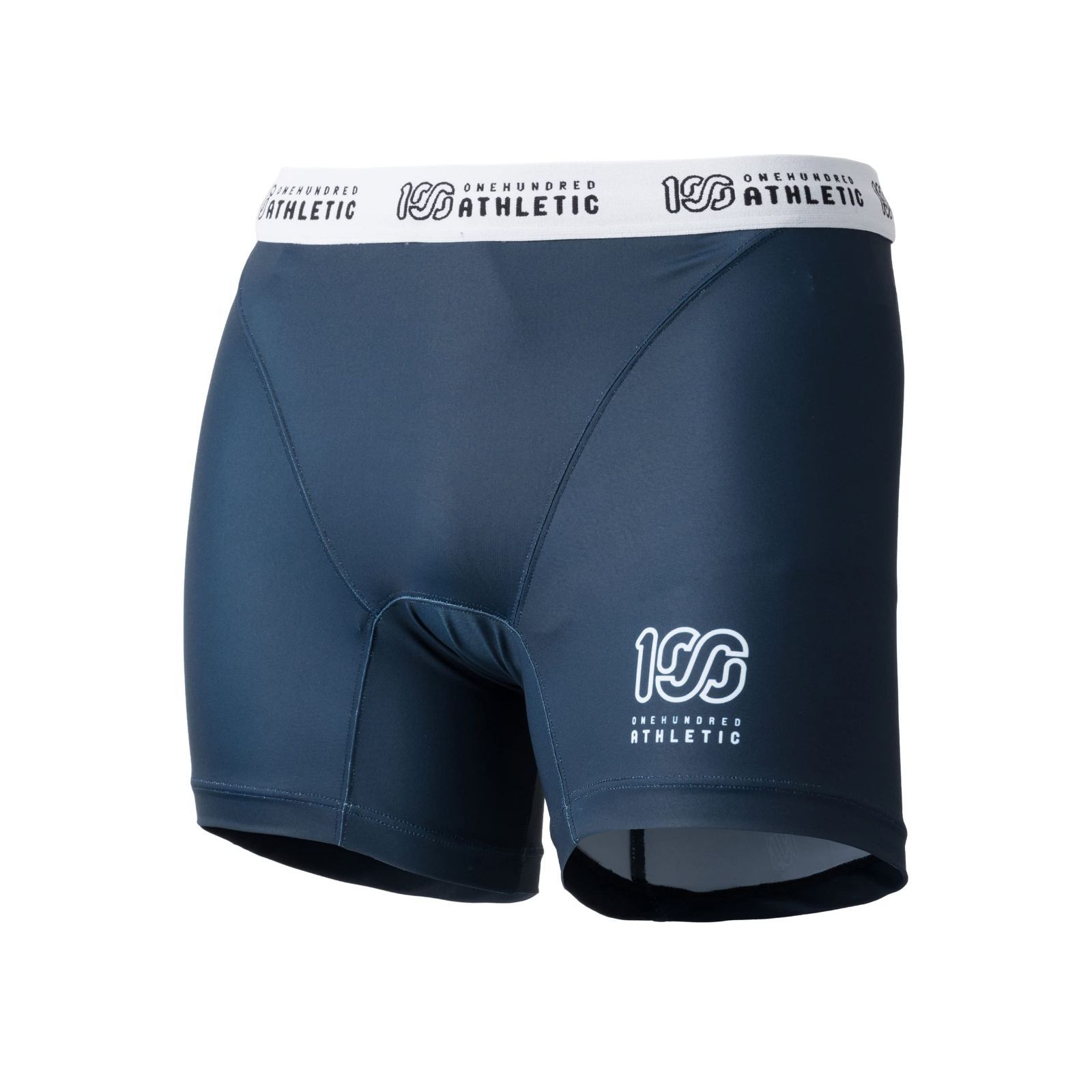 Size:2L_Color:ネイビー [ONEHUNDRED ATHLETIC] 100A BASE LAYER SHORTS (ネイビー， XL)