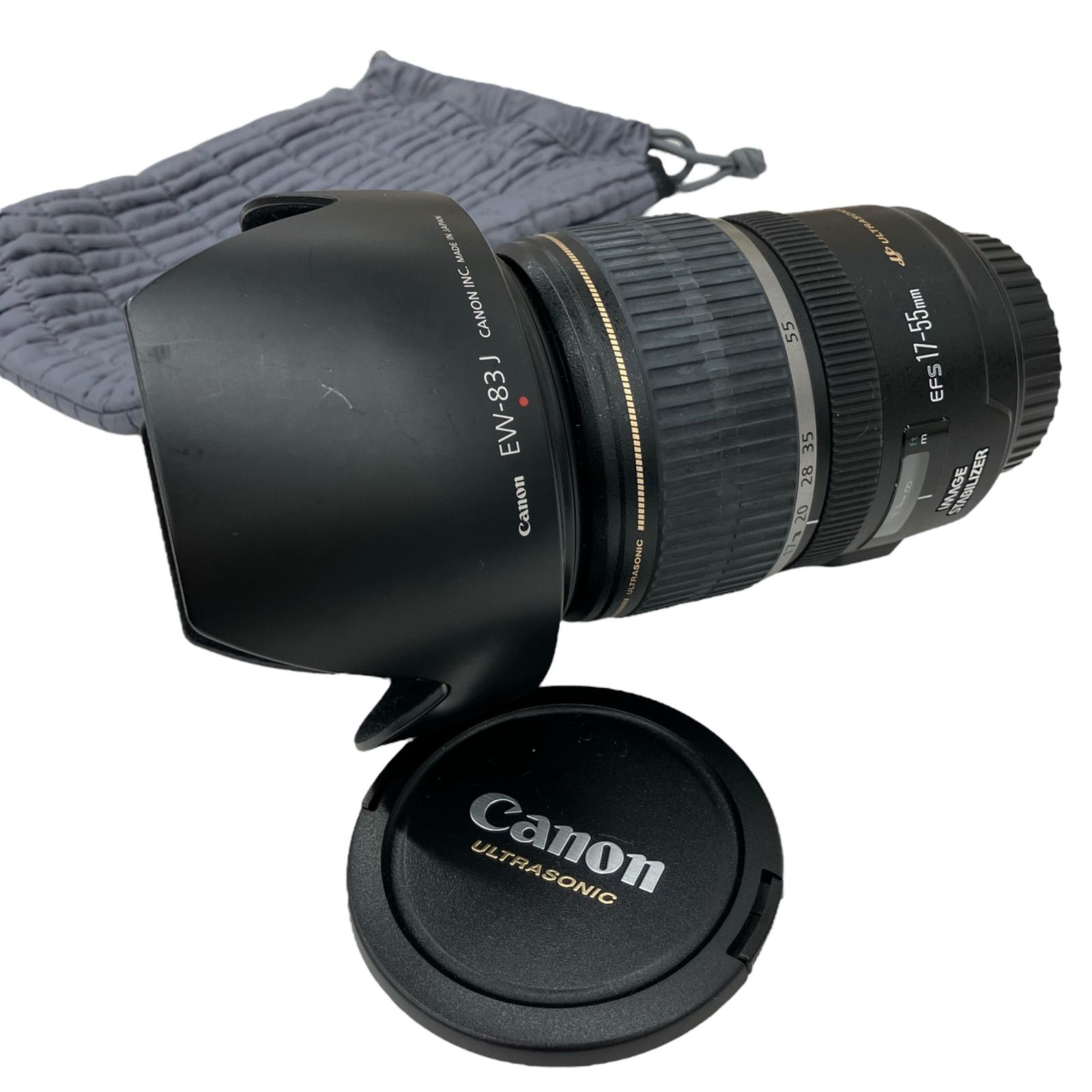 現状品 Canon キャノン EFS 17-55mm レンズフード EW-83J HAKUBA 