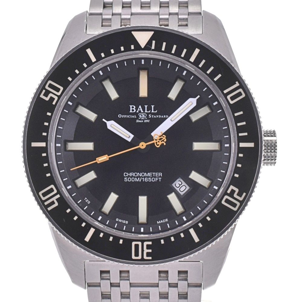 ボールウォッチ BALLWATCH DM3108A-SCJ-BK エンジニアマスターII スキンダイバーII 500m防水 自動巻 メンズ 箱 保証書付き K 142750