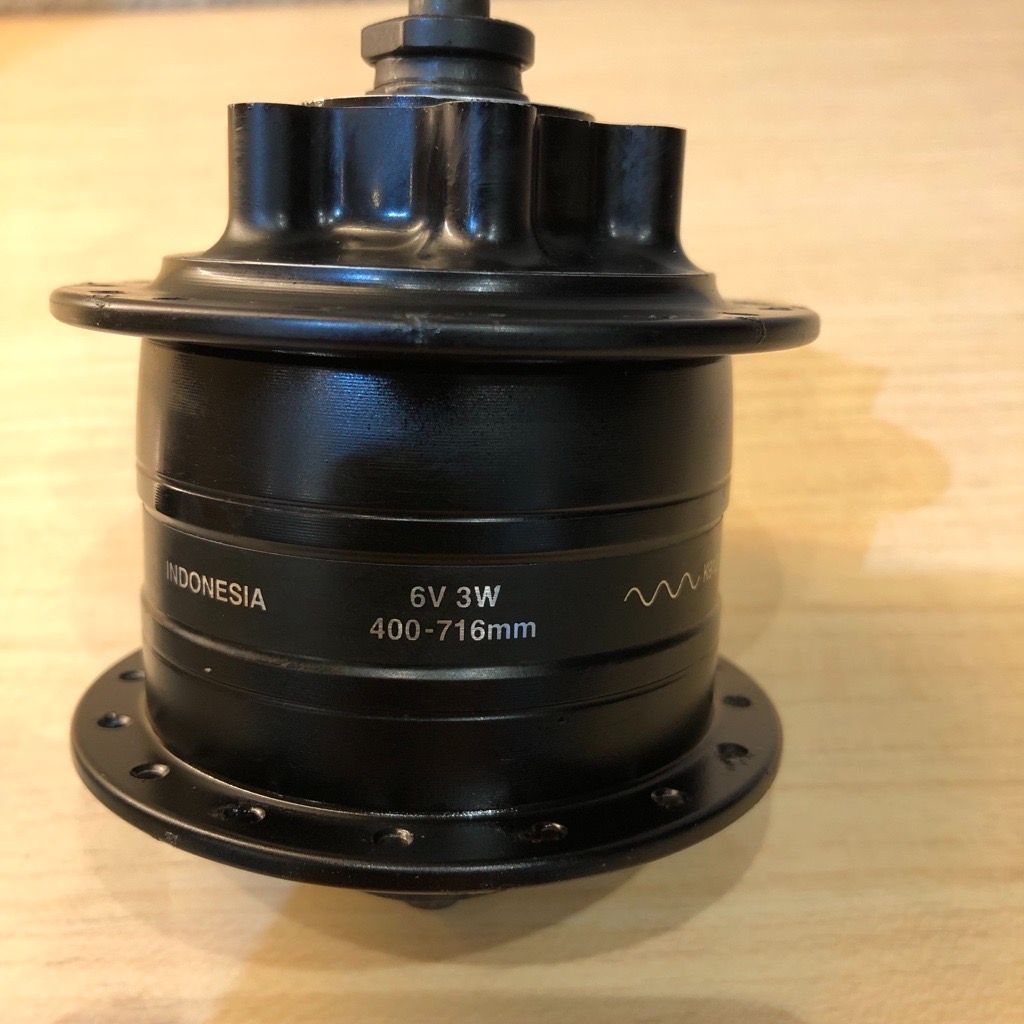 中古】SHIMANO（シマノ）ハブダイナモ DH-3D32-QR ＆ Dosun U1
