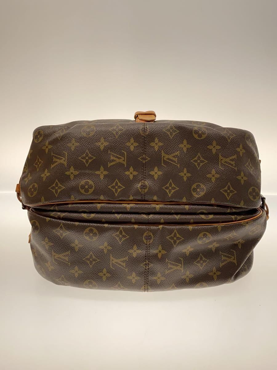 LOUIS VUITTON 2)ソミュールGM_モノグラム・キャンバス_BRW PVC ブラウン - メルカリ