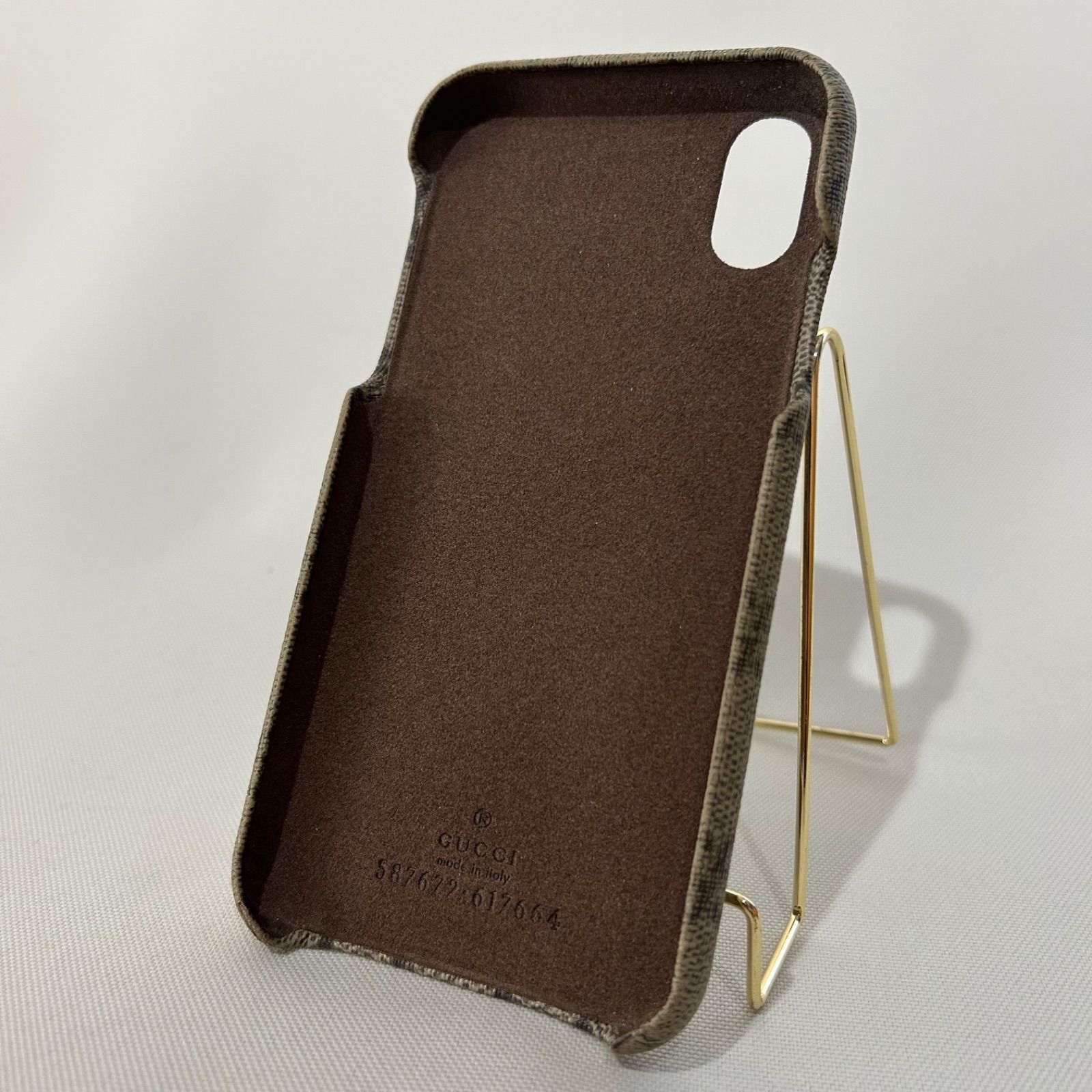 GUCCI グッチ iPhoneケース iPhoneX XS GGスプリーム シマ総柄