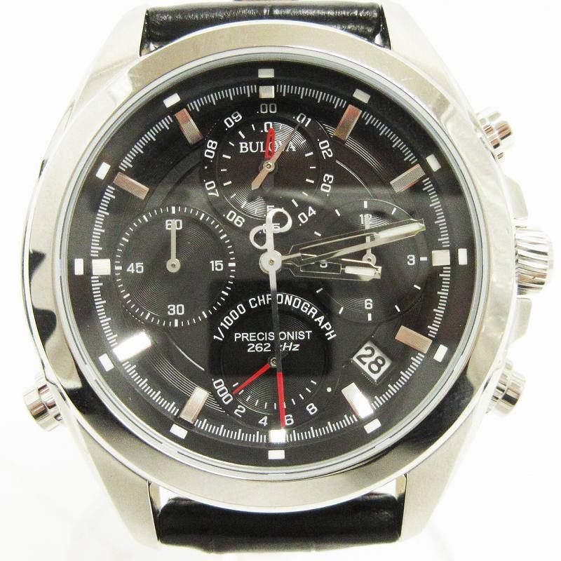 ブローバ BULOVA プレシジョニスト 腕時計 アナログ クロノグラフ 