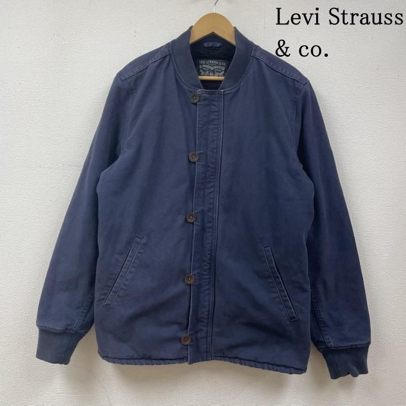 Levi's リーバイス ジャケット、上着 ジャンパー、ブルゾン PC9-84438-0001 裏ボア フリース U.S.NAVY A-2タイプ キャンバス デッキ ジャケット
