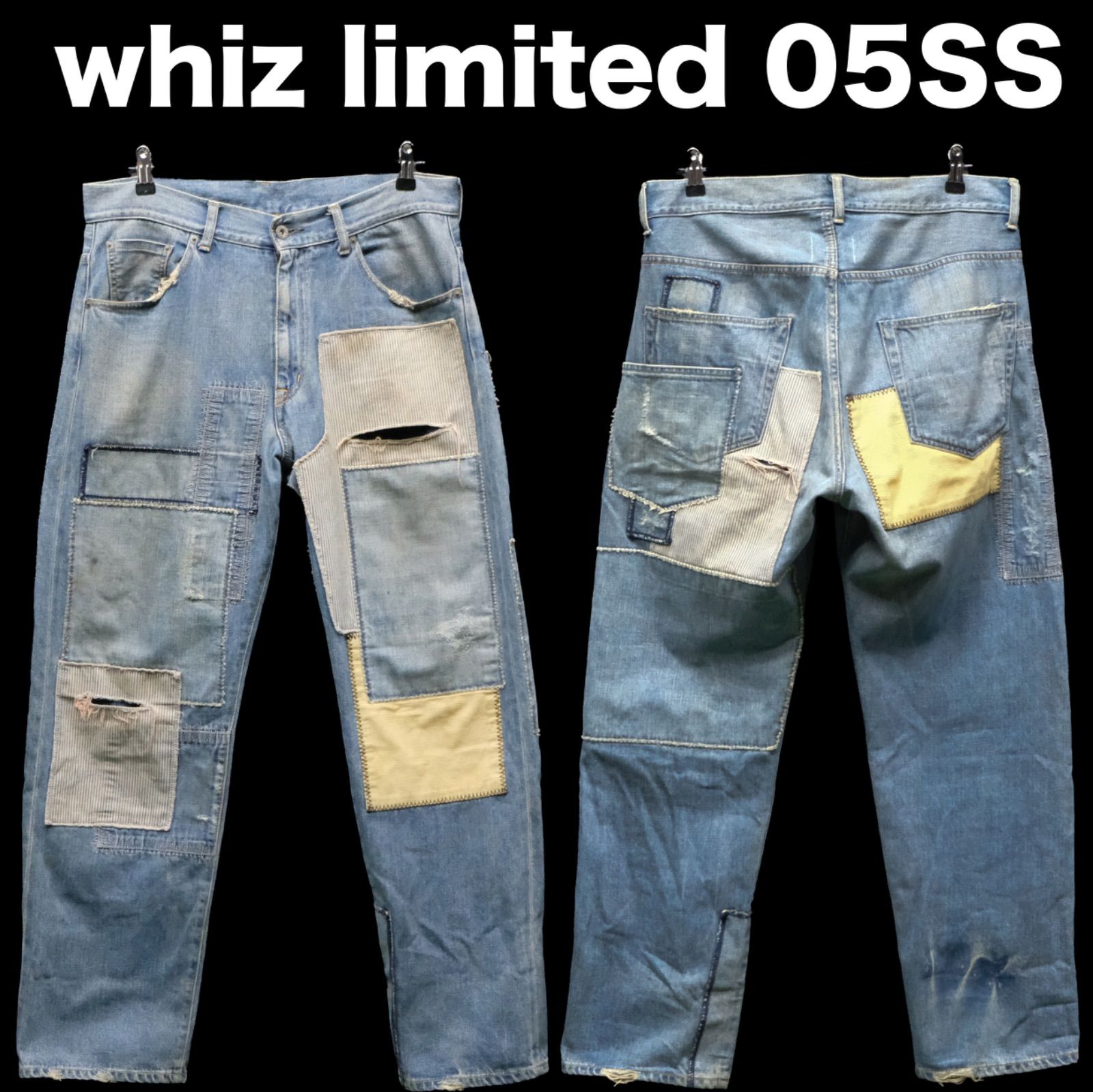 whiz limited パッチワークデニムパンツ サイズＬ WHIZLIMITED（ウィズリミテッド）の「PATCHWORK DENIM（デニム