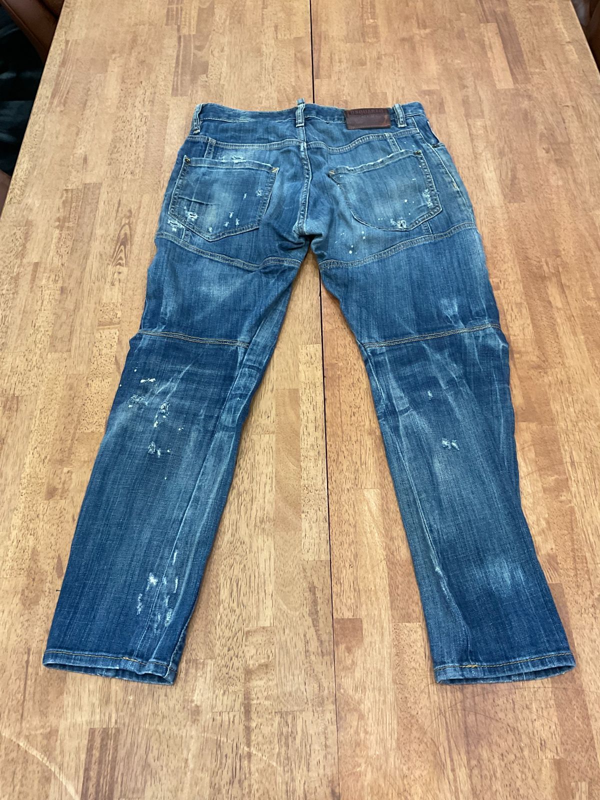 ディースクエアード ダメージ加工 ペイント メンズ デニム ジーンズ D25061940