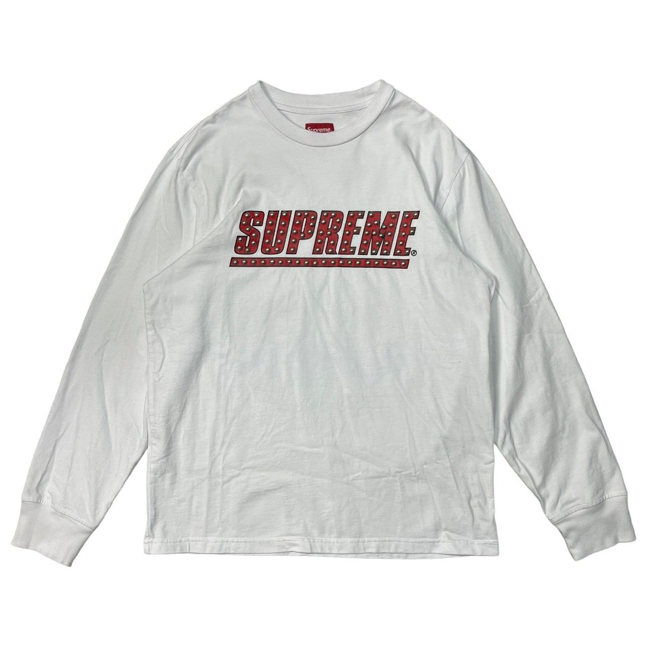 SUPREME(シュプリーム) 20SS Studded L/S Top Tee スタッズ ロゴ ロンT ...