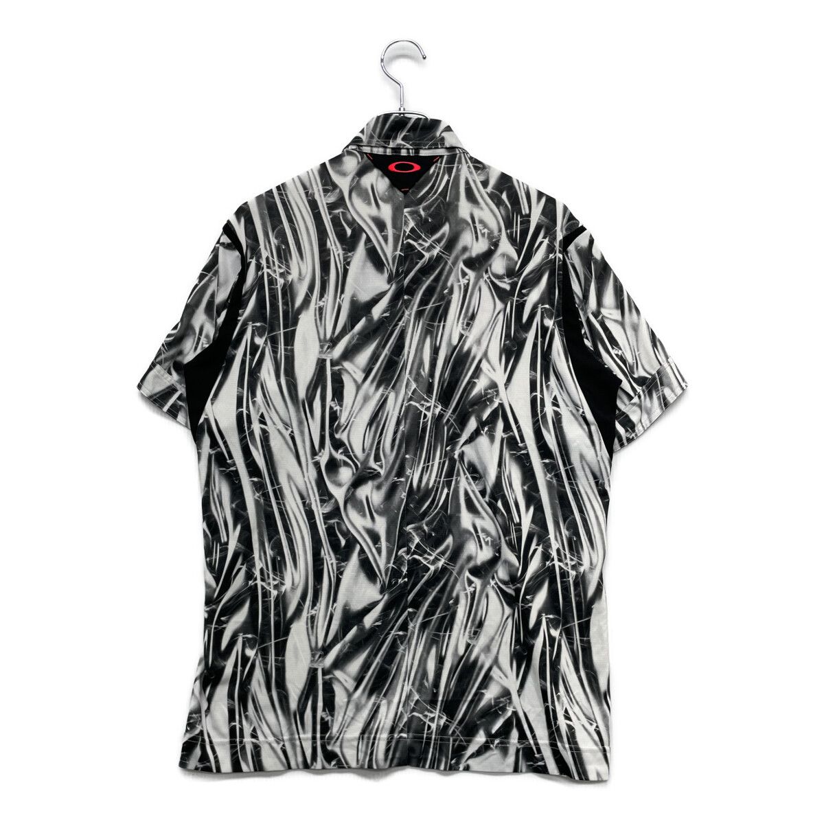 未使用級 オークリー L 半袖 ポロシャツ 13SS ロゴ刺繍 ボタンダウン