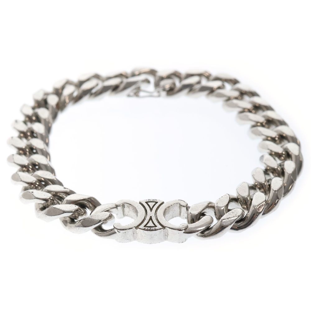 CELINE シルバーチェーンブレスレット