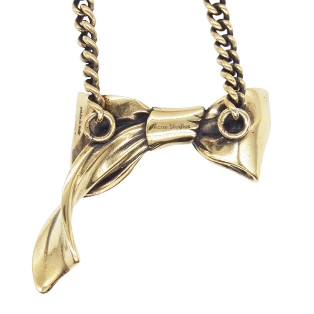 ACNE STUDIOS アクネストゥディオズ BOW NECKLACE リボン