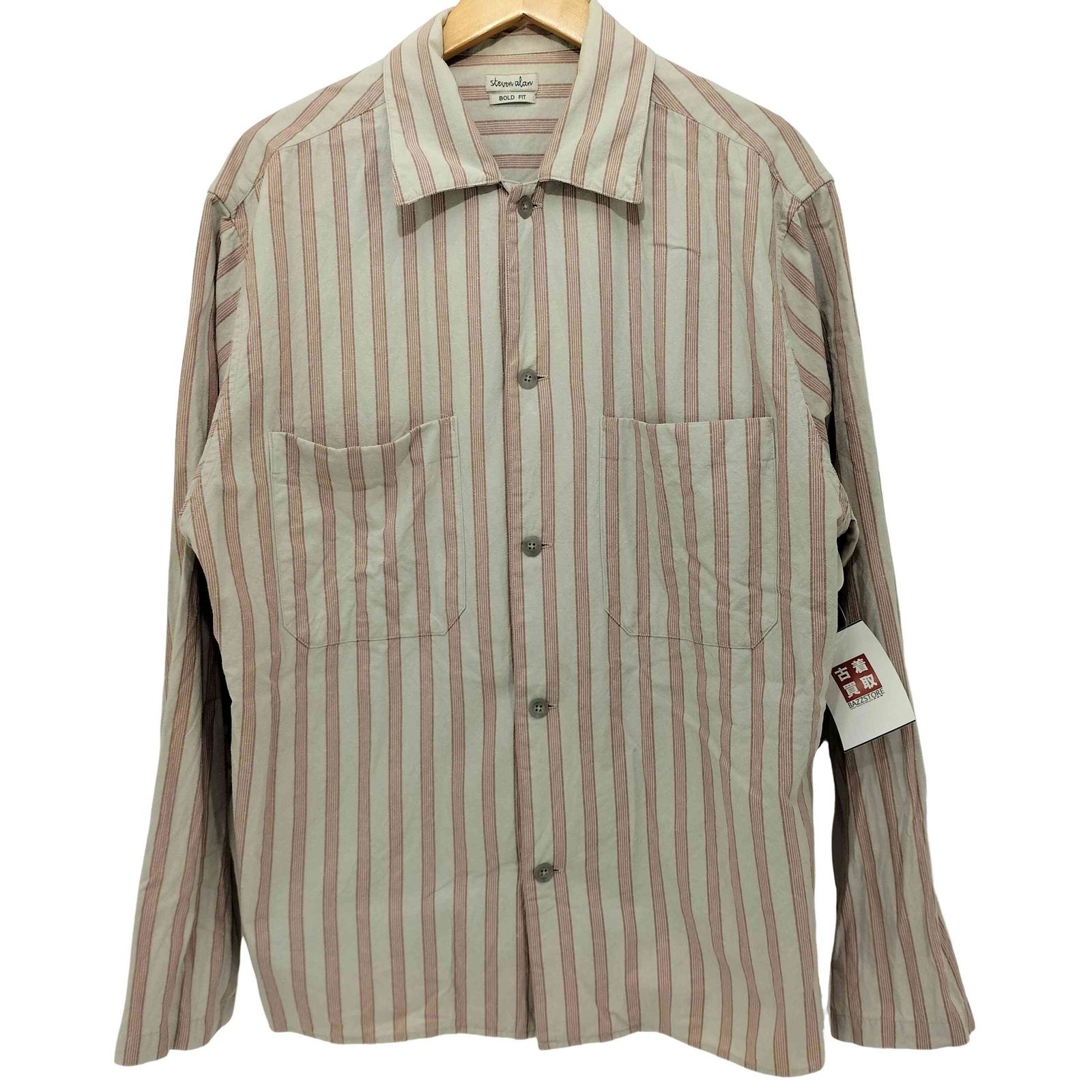 スティーブンアラン Steven Alan 19SS ストライプ柄 C/S NEP BOX OPEN 