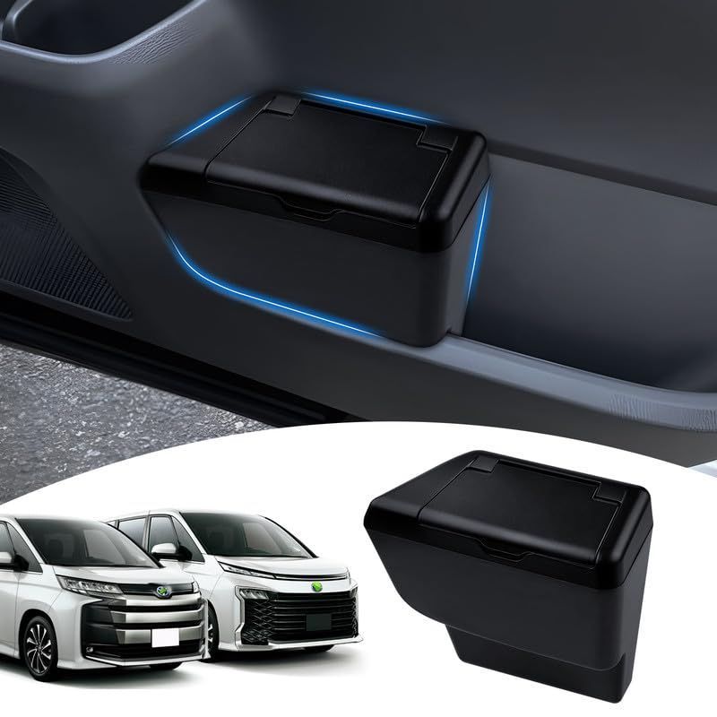 新品 GIMUYA トヨタ 新型 ノア ヴォクシー 90系 ドアゴミ箱 サイドBOX ダストボックス ゴミ入れ VOXY NOAH 90系 2022年1月～現行 車種専用 ABS樹脂製 耐汚れ 耐摩擦 簡単取付 カー用品 内装 アクセサリ