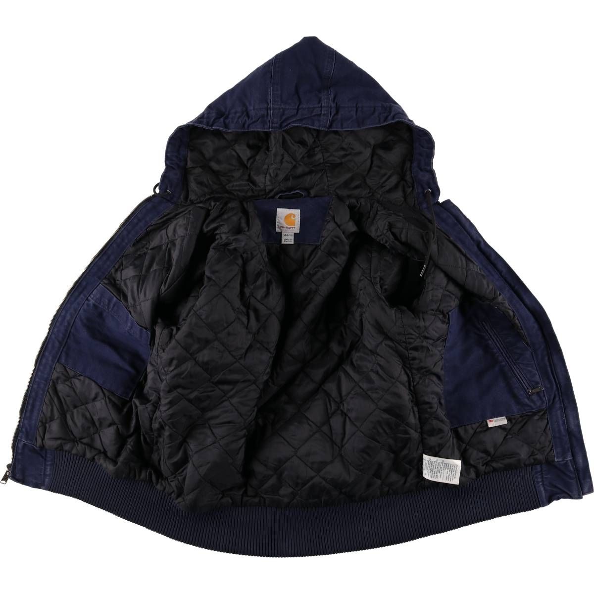 中綿入り ダックフルジップパーカー