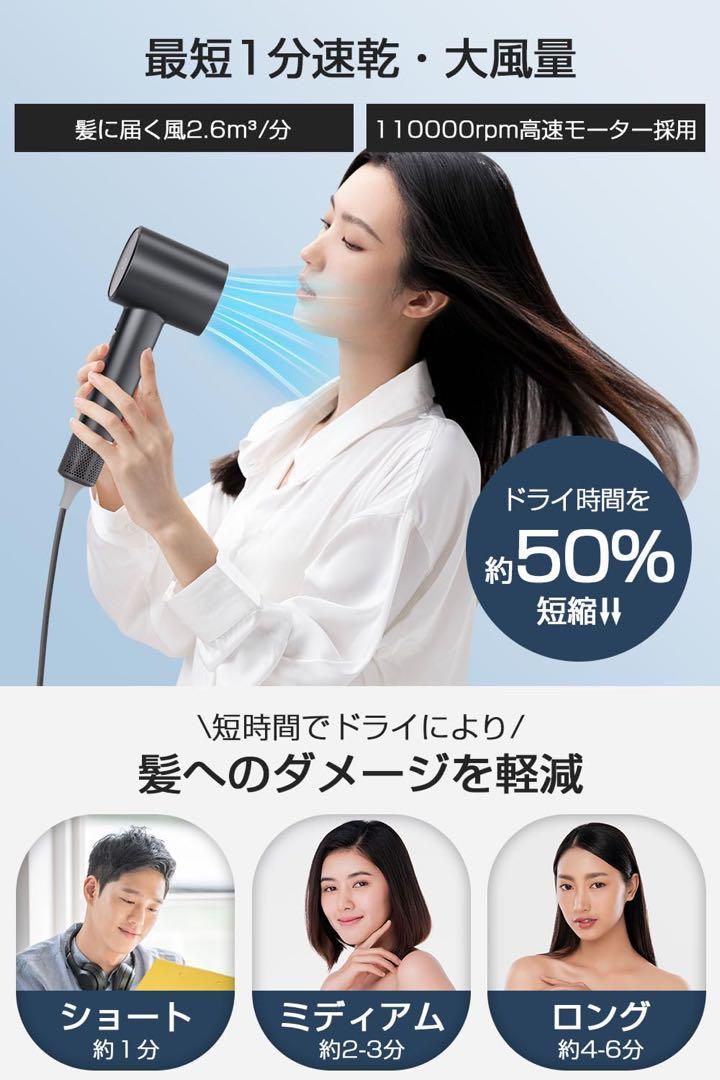 新品】 マイナスイオンヘアードライヤー 超大風量 速乾 【公式通販】 新品】 マイナスイオンヘアードライヤー 超大風量 速乾 【公式通販】