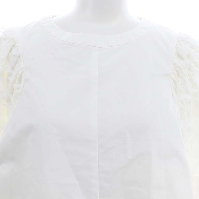 オーガ OHGA RUBAN ブラウス 長袖 リボン ボリュームスリーブ F  