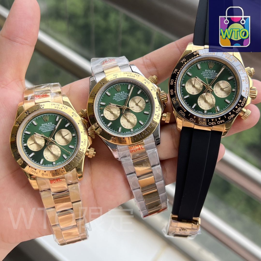リプロダクト品　ROLEX希少品　コスモグラフデイト　グリーンゴールド　掛け時計 ロレックス ROLEX コスモグラフ デイトナ Ref.116508 グリーン