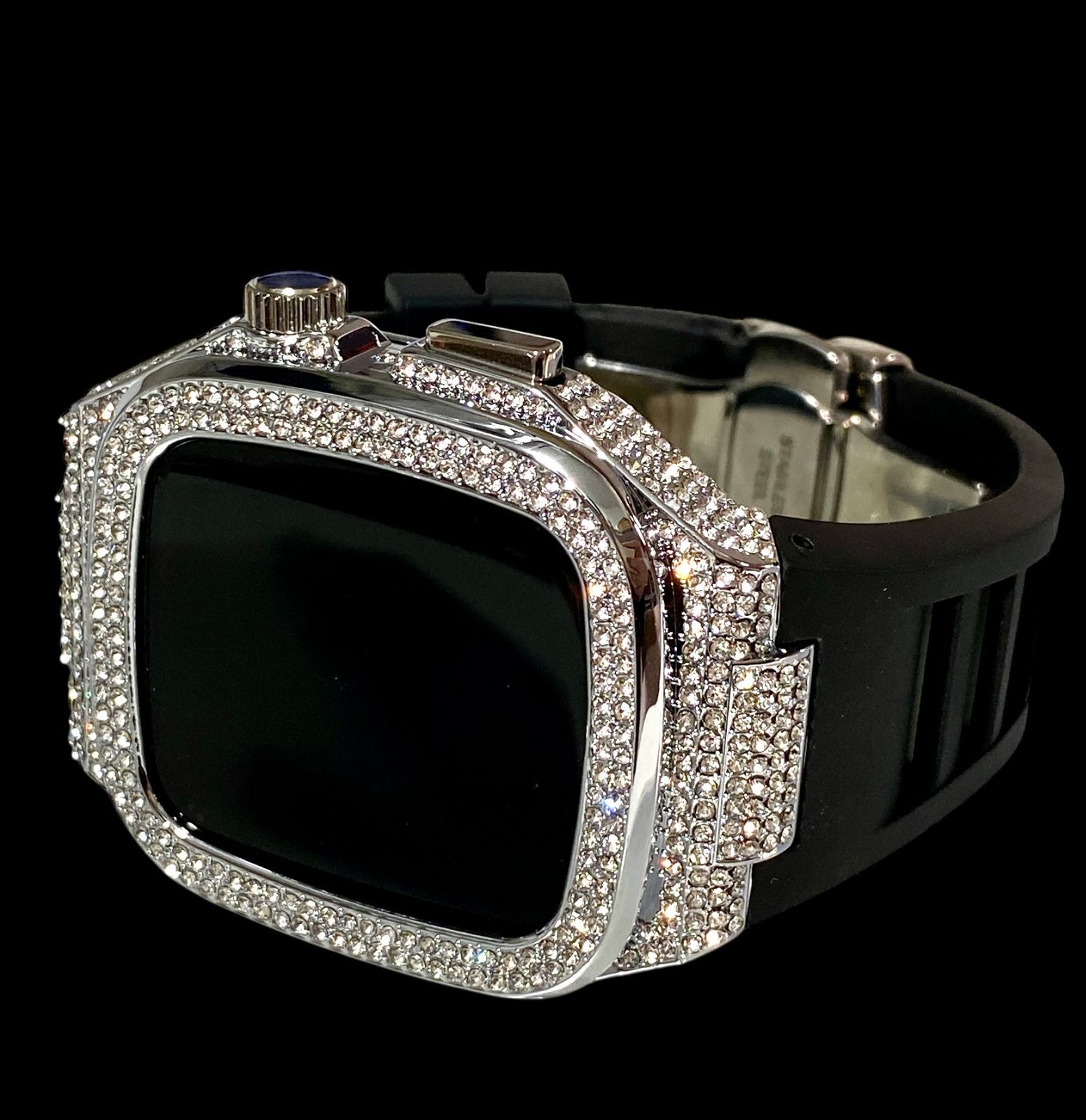 アップルウォッチ キラキラ カバー ケースApple Watch ステンレス