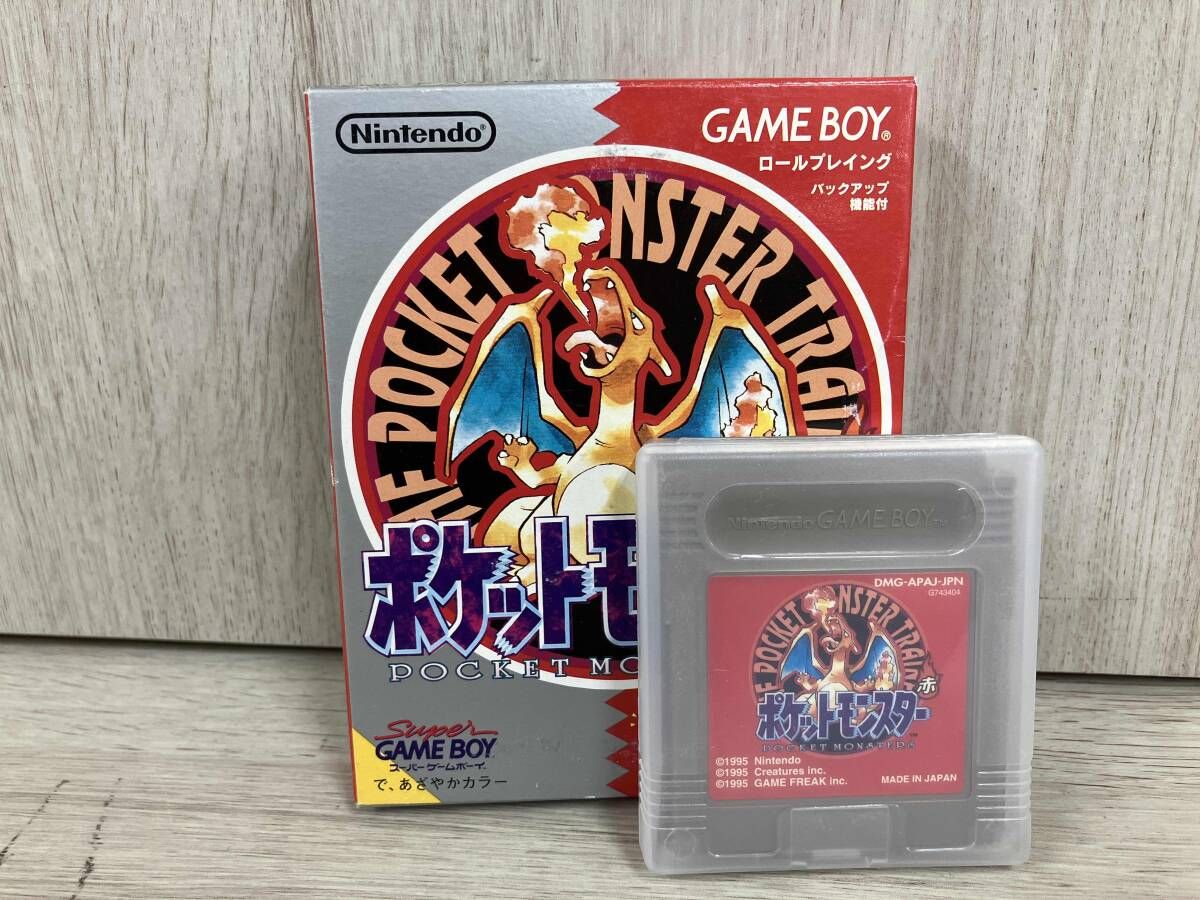 1. 動作 済 GB ポケットモンスター 赤 マップ