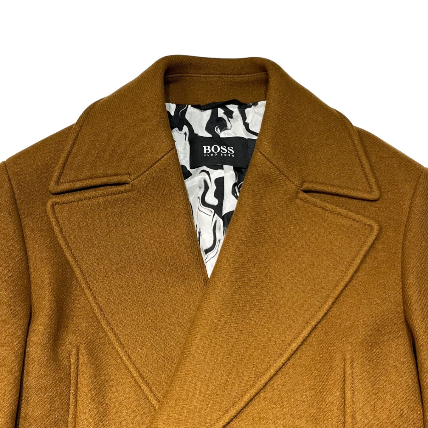 HUGO BOSS(ヒューゴボス) Double-breasted wool heavy chester coat