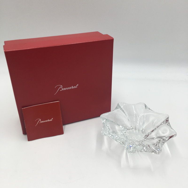 Baccarat バカラ CADIX CRYSTAL ASHTRAY キャディックス クリスタル アッシュトレイ 小物入れ アクセサリー 183-250608-KS-02-tei