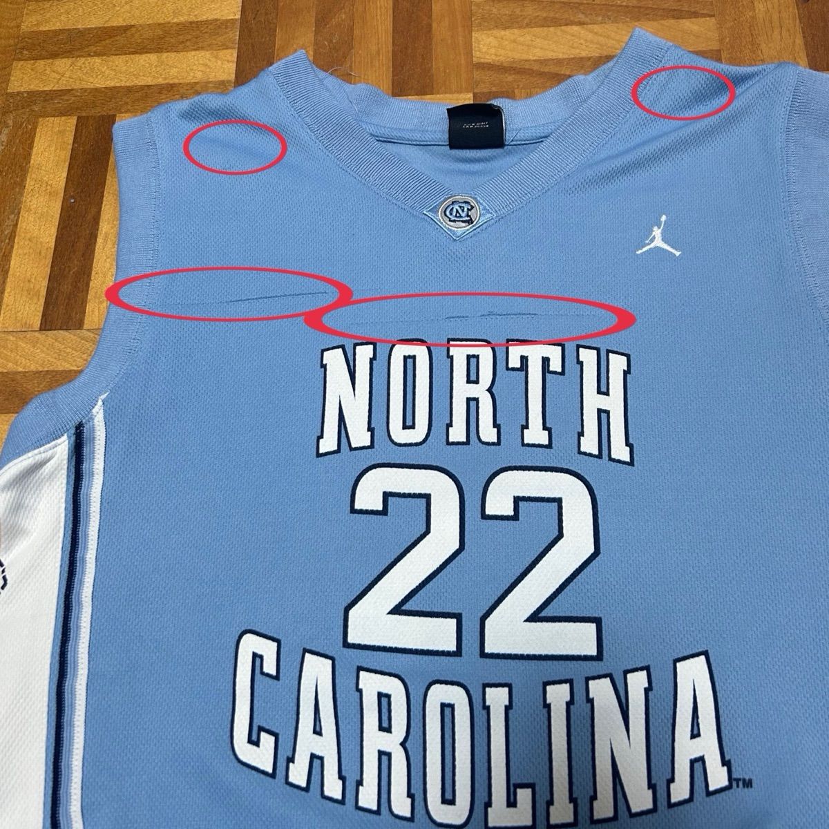 フォロワー様クーポン配布中！】NIKE JORDAN ナイキ ジョーダン NCAA JORDAN NORTH CAROLINA ノースカロライナ大学  ゲームシャツ ユニフォーム マイケルジョーダン バスケットボール L ブルー 輸入古着 メンズ 【S55】 - メルカリ