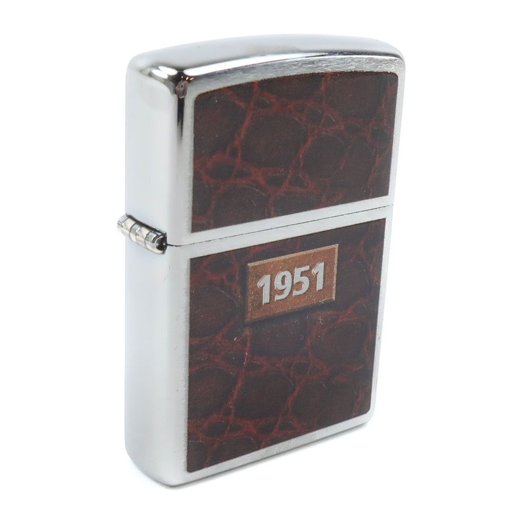 【ZIPPO】ジッポー レザーセレブレーション 1951 80th記念 オイルライター ディアゴスティーニ zippo collection No.5 _ ライター