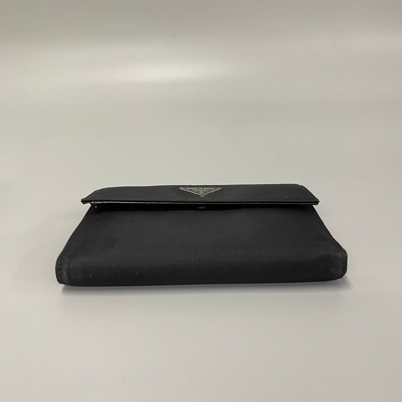 極上 美品 箱 カード付 PRADA プラダ 三角ロゴ 金具 ナイロン