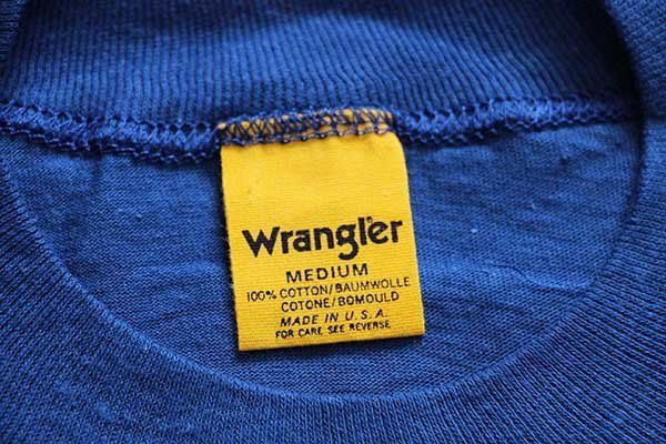 デッドストック☆80s USA製 Wranglerラングラー ロゴ ワン
