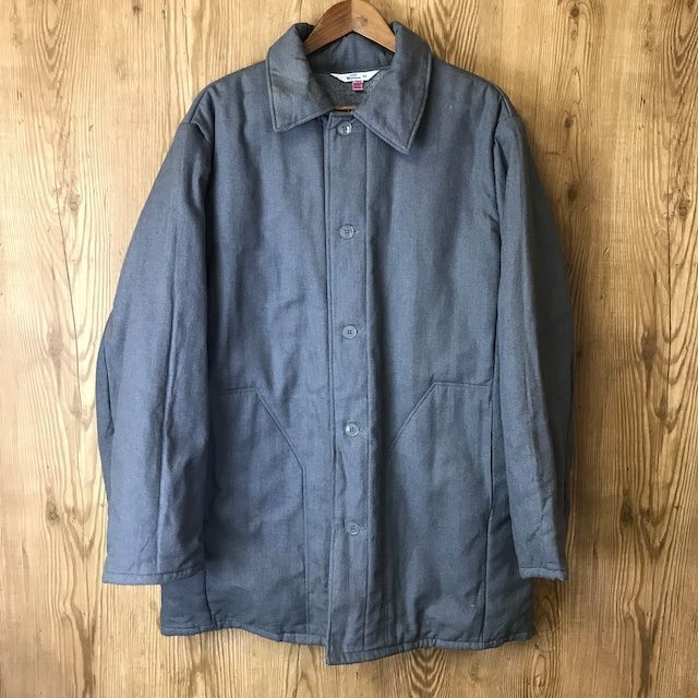 80s VINTAGE veb wattana germany work padding jacket ユーロ ドイツ 中綿入り ワークジャケット メンズLサイズ位 80年代 ビンテージ ヴィンテージ アメカジ 古着 e24040111