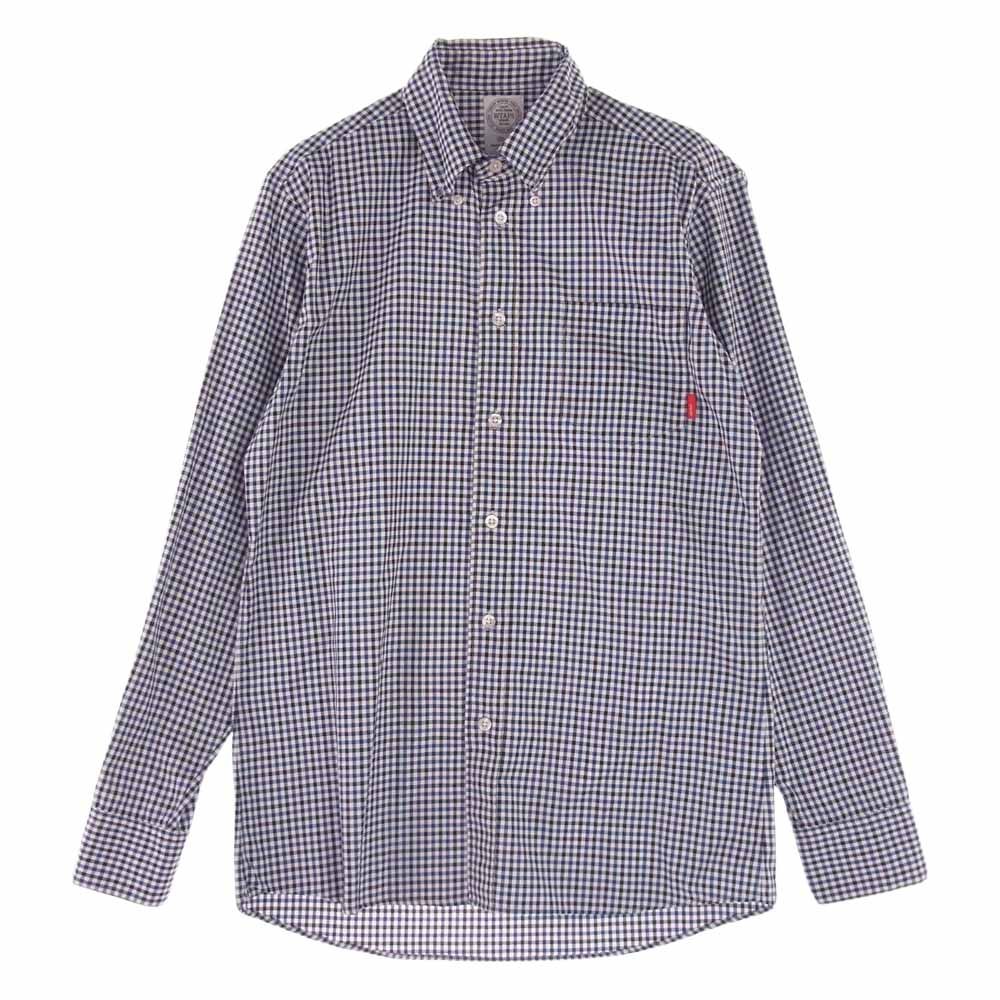 WTAPS ダブルタップス 長袖シャツ 142SHDT-SHM01 YOUTHFUL DAYZ OX LS 01 チェック ボタン ダウン 長袖 シャツ ブルー系 ブラック系 ホワイト系 M【中古】