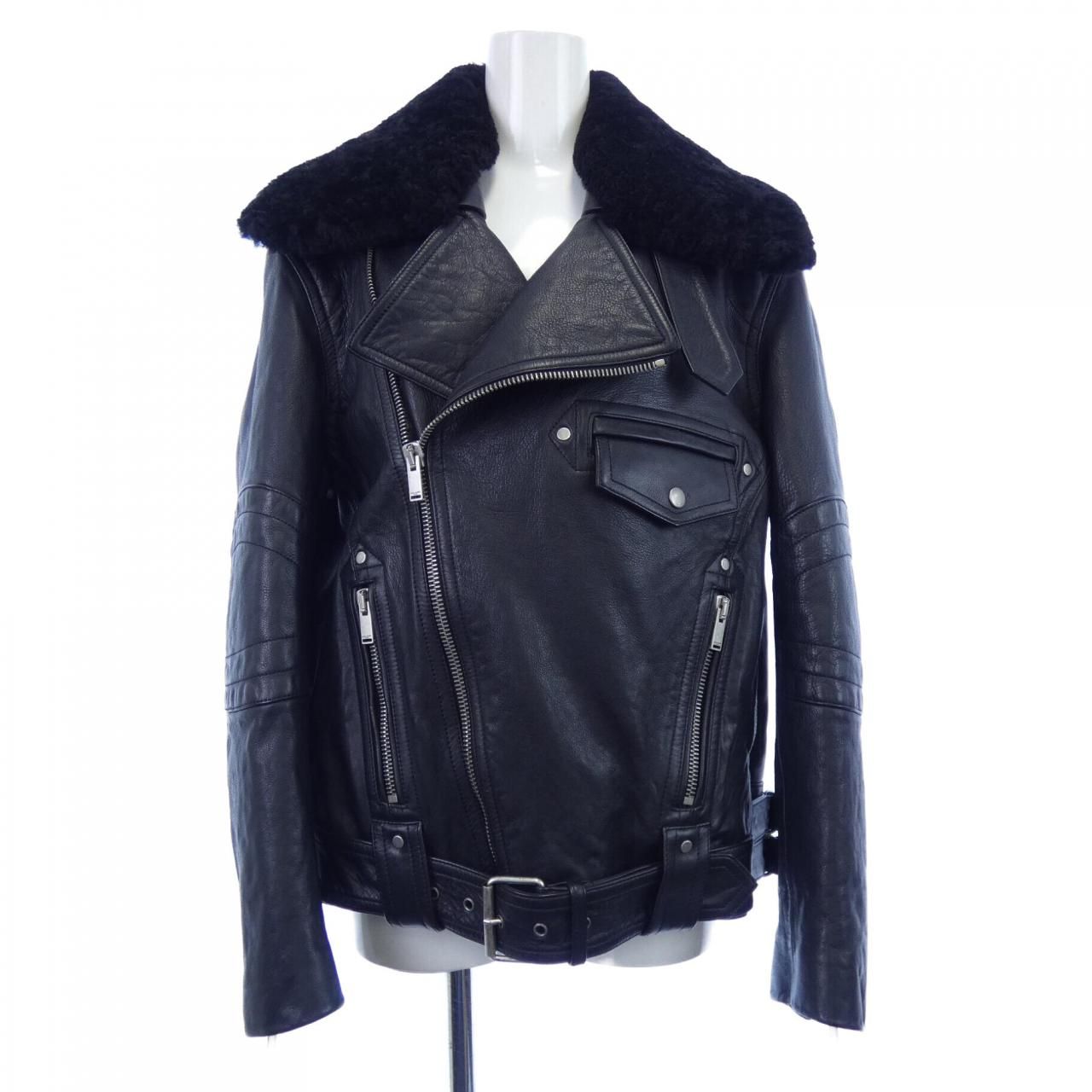 サンローラン SAINT LAURENT 809830 YCRR2 レザーライダースジャケット