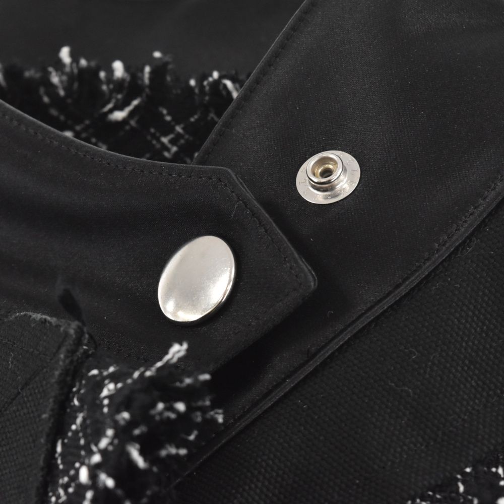 サカイ　sacai ツイードジャケット　ブラック　サイズ1 sacai Sacai サカイ 20SS Summer Tweed Jacket サマー ツイード