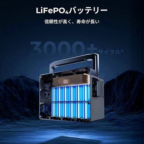 極美品】BLUETTI ポータブル電源 AC60 403Wh / 600W 防災グッズ 非常用