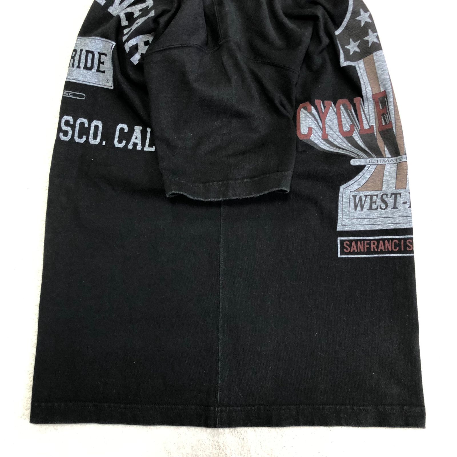 WEST RIDE ショートスリーブTシャツ 半袖カットソー 両面
